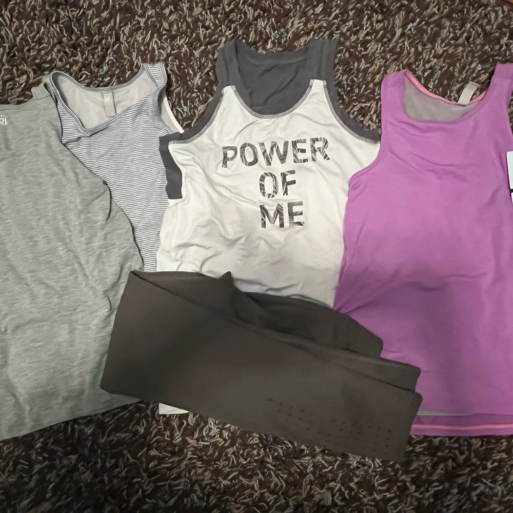 Athleta Girl Set with tanks and leggings